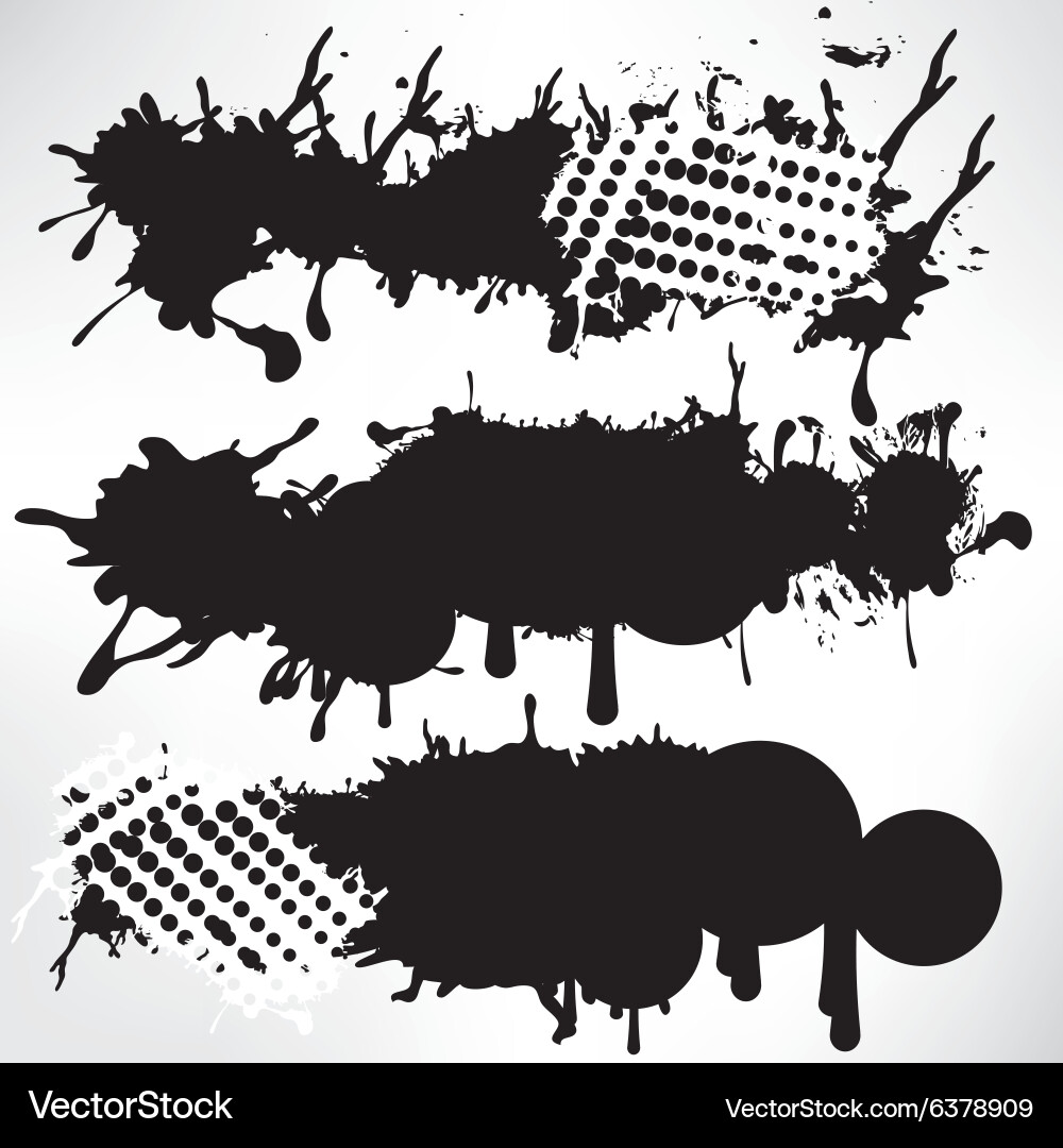 Abstract background with splash Vector Image