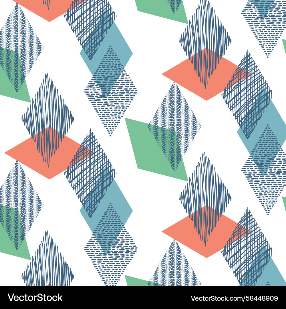 Geometric Argyle Pattern Vector Image