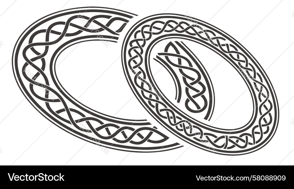 Intricate Loop Connections Vector Image