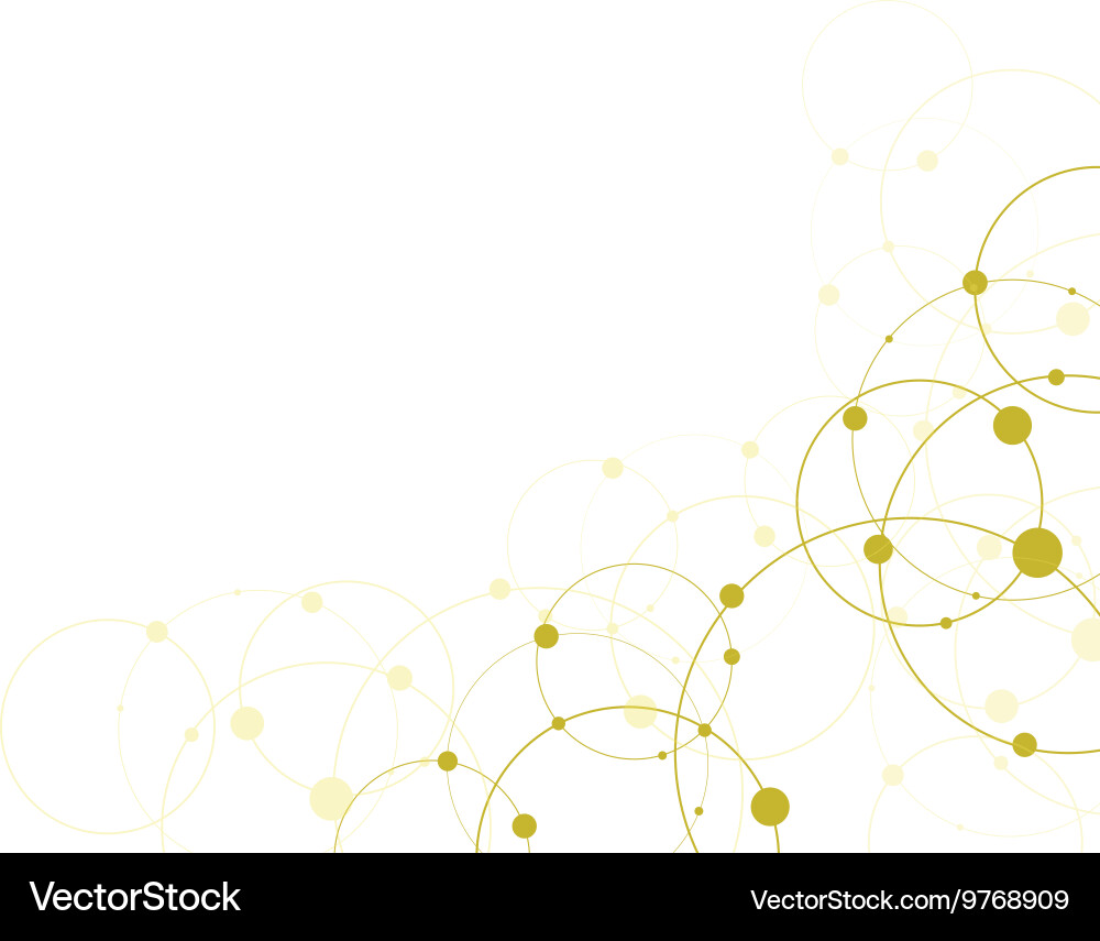 Molecular Connection Background vector image