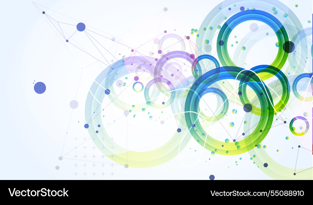 Abstract background with gradient circles Abstract background with gradient circles vector image