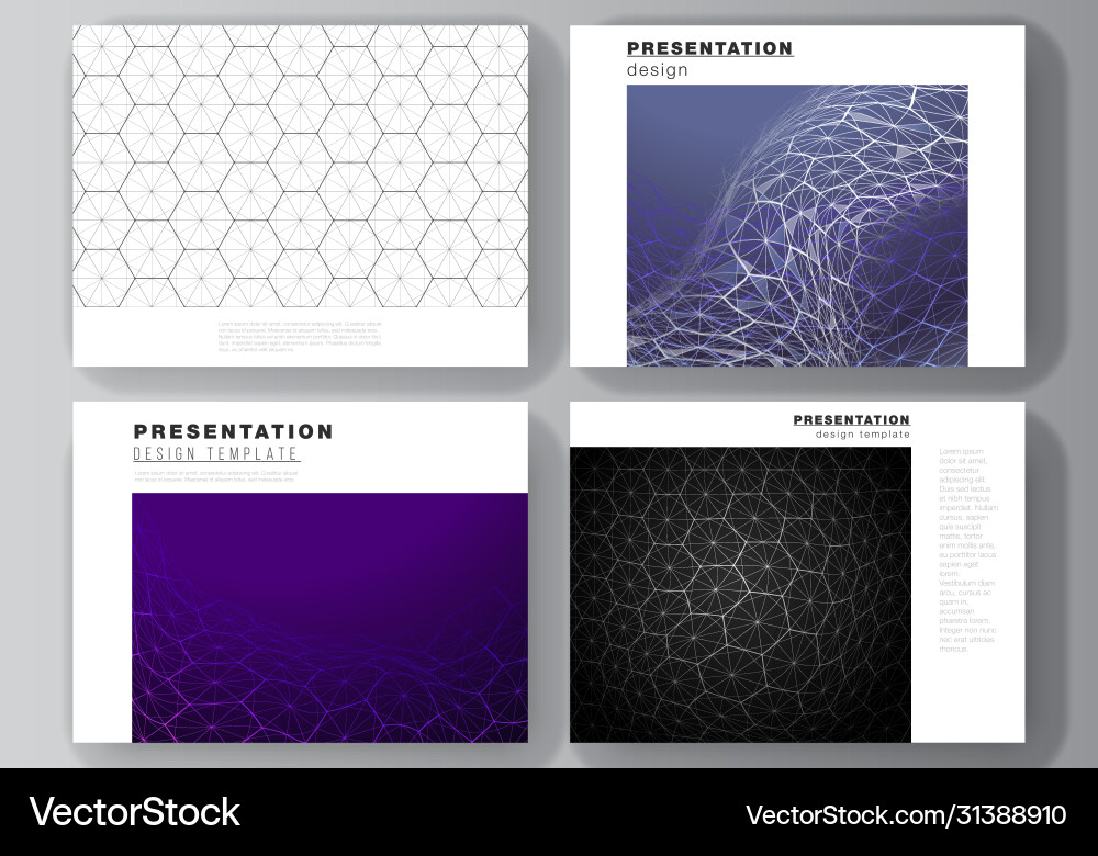 Layout presentation slides design Layout presentation slides design vector image
