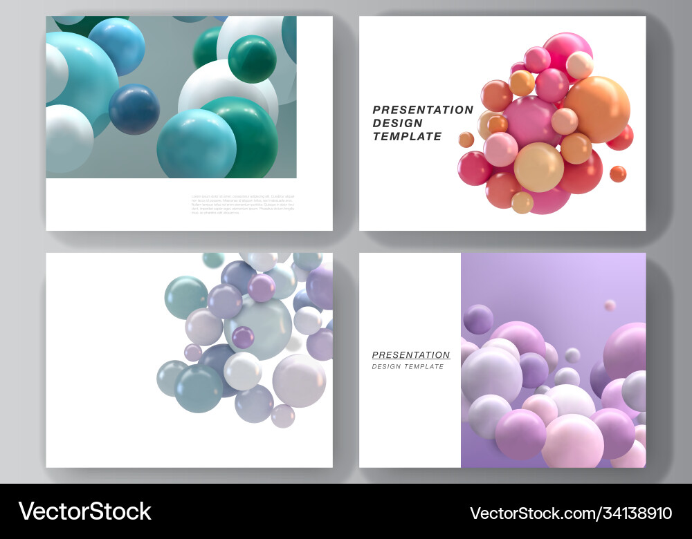 Layout presentation slides design Layout presentation slides design vector image