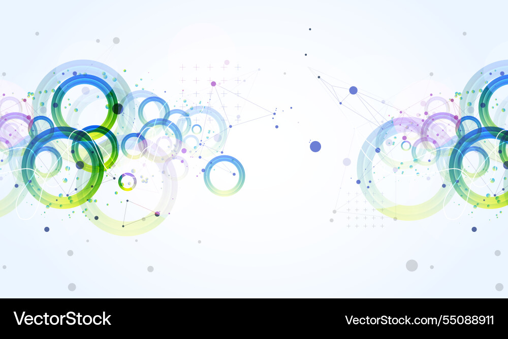 Abstract background with gradient circles Abstract background with gradient circles vector image