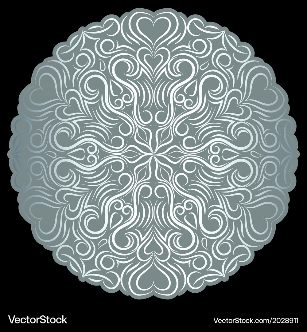Damask pattern Vector Image