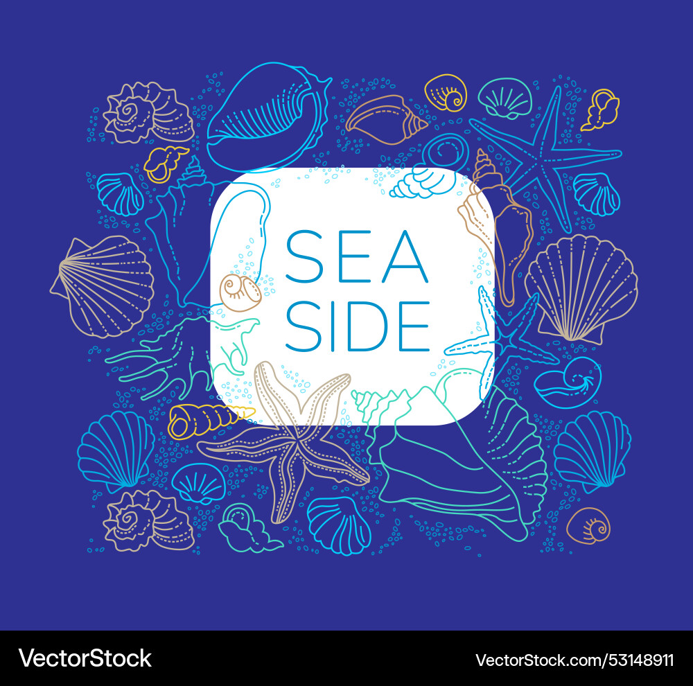 Frame border vignettes corners of line art Frame border vignettes corners of line art vector image