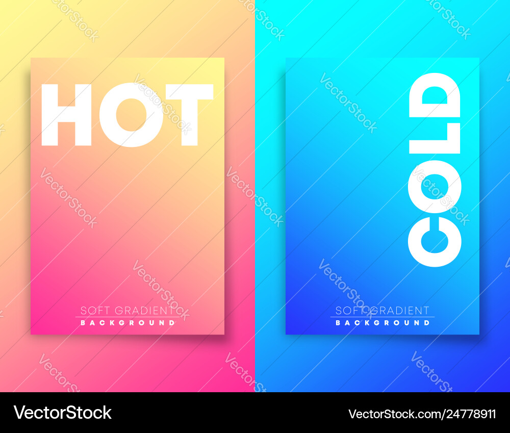 Hot and cold soft gradient texture background Hot and cold soft gradient texture background vector image