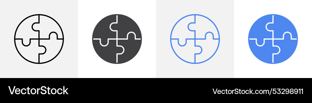 Puzzel Icon set verwenden für web ui oder app Puzzel Icon set verwenden für web ui oder app vektorbild