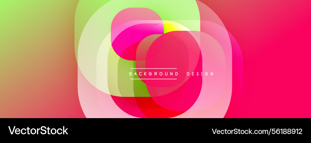 Bright abstract design overlapping circles create Bright abstract design overlapping circles create Vector Image