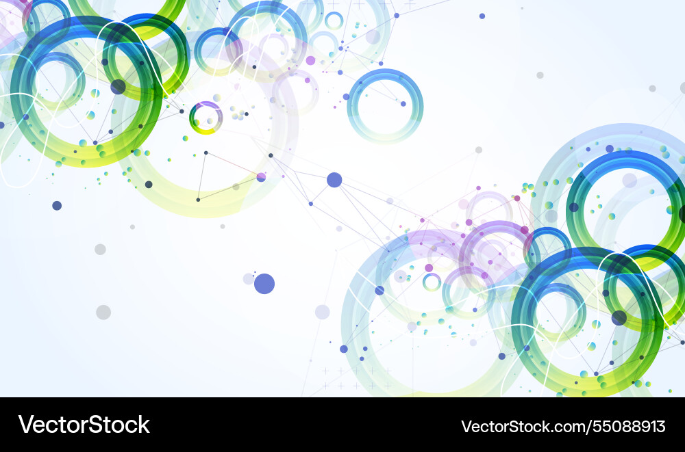 Abstract background with gradient circles Abstract background with gradient circles vector image