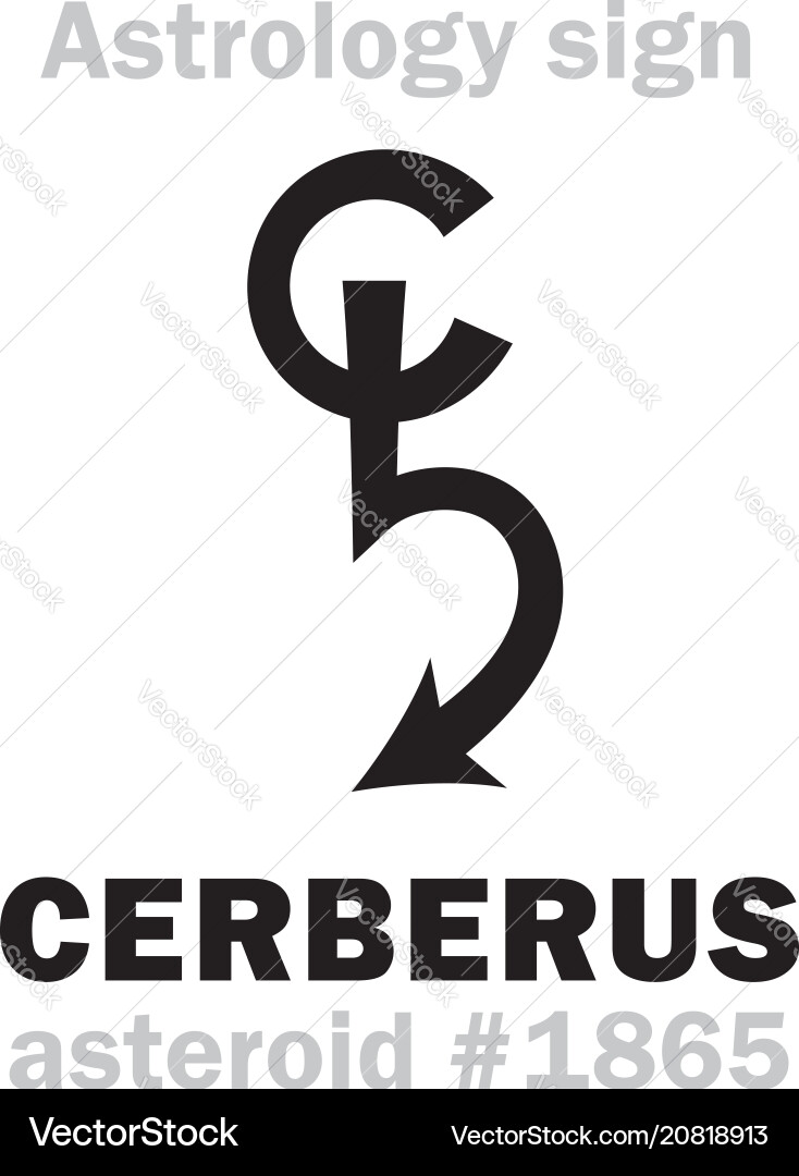 Cerberus: The Hound of Hades – Royalty-Free Vector | VectorStock, image size:734x1080