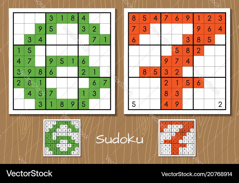 Sudoku Spiel mit den Antworten 6 7 Zahlen Sudoku Spiel mit den Antworten 6 7 Zahlen vektorbild