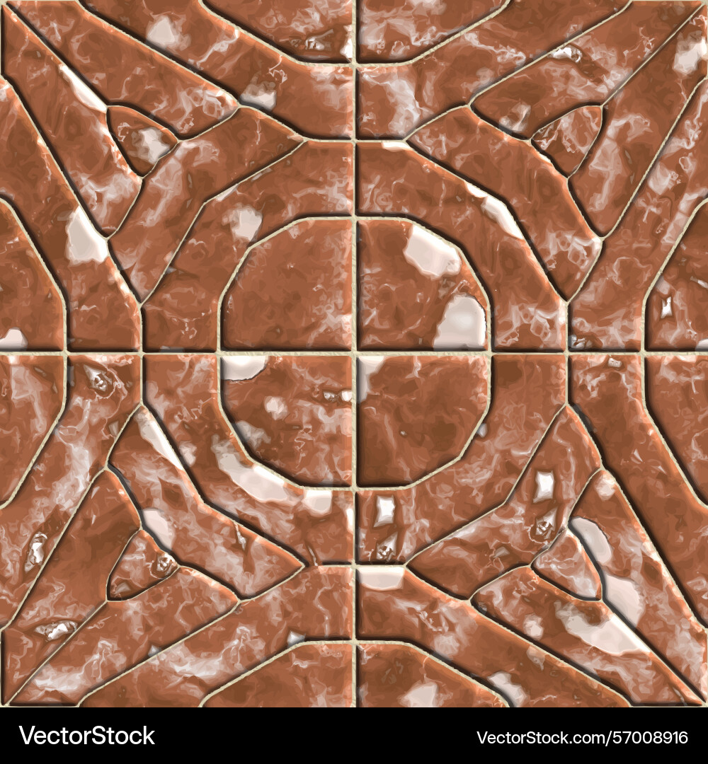 Creative patterned texture in the form of square vector image