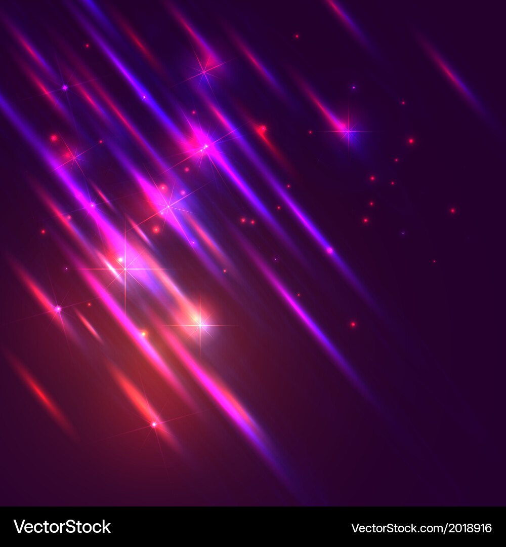 Nebulous Purple Light Stream vector image