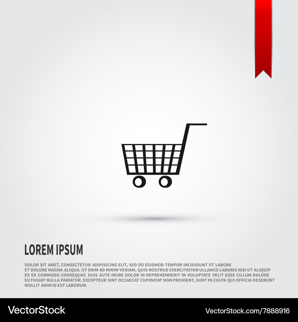 Trolley icon vector image