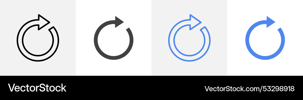 Icon-Set für Web-ui oder App neu laden Icon-Set für Web-ui oder App neu laden vektorbild