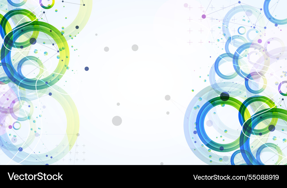 Abstract background with gradient circles Abstract background with gradient circles Vector Image