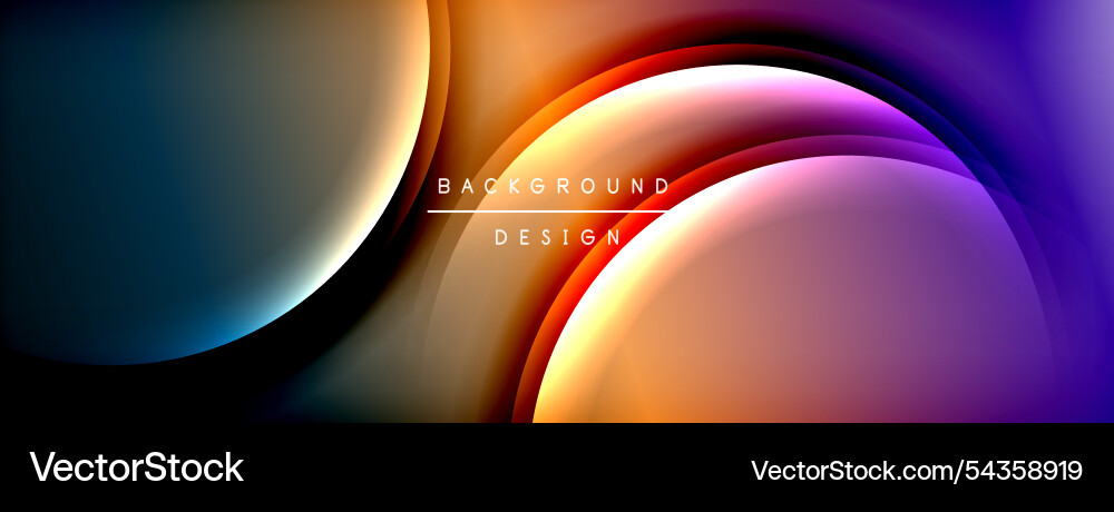 Bright rainbow style color gradient with curve Bright rainbow style color gradient with curve vector image