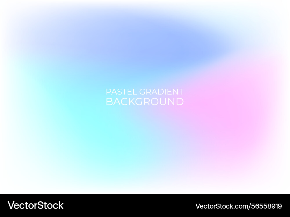 Pastel gradient background vector image