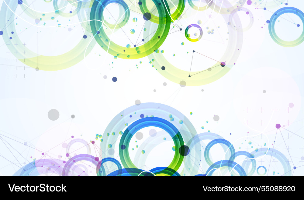 Abstract background with gradient circles Abstract background with gradient circles Vector Image