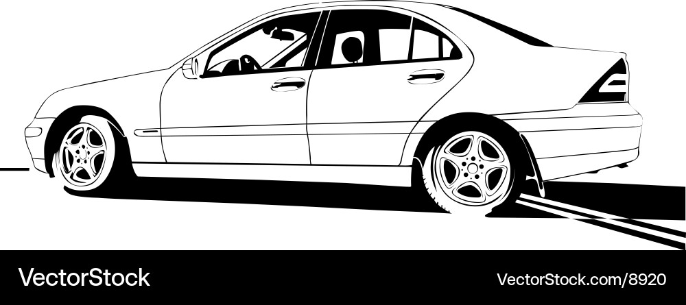 Car background Vector Image