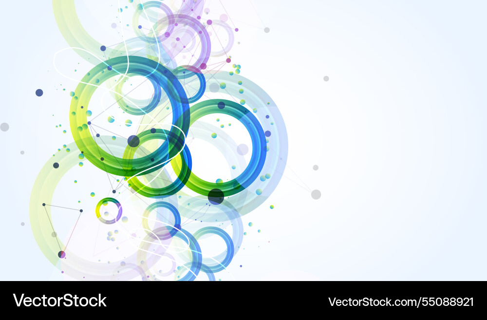Abstract background with gradient circles Abstract background with gradient circles vector image