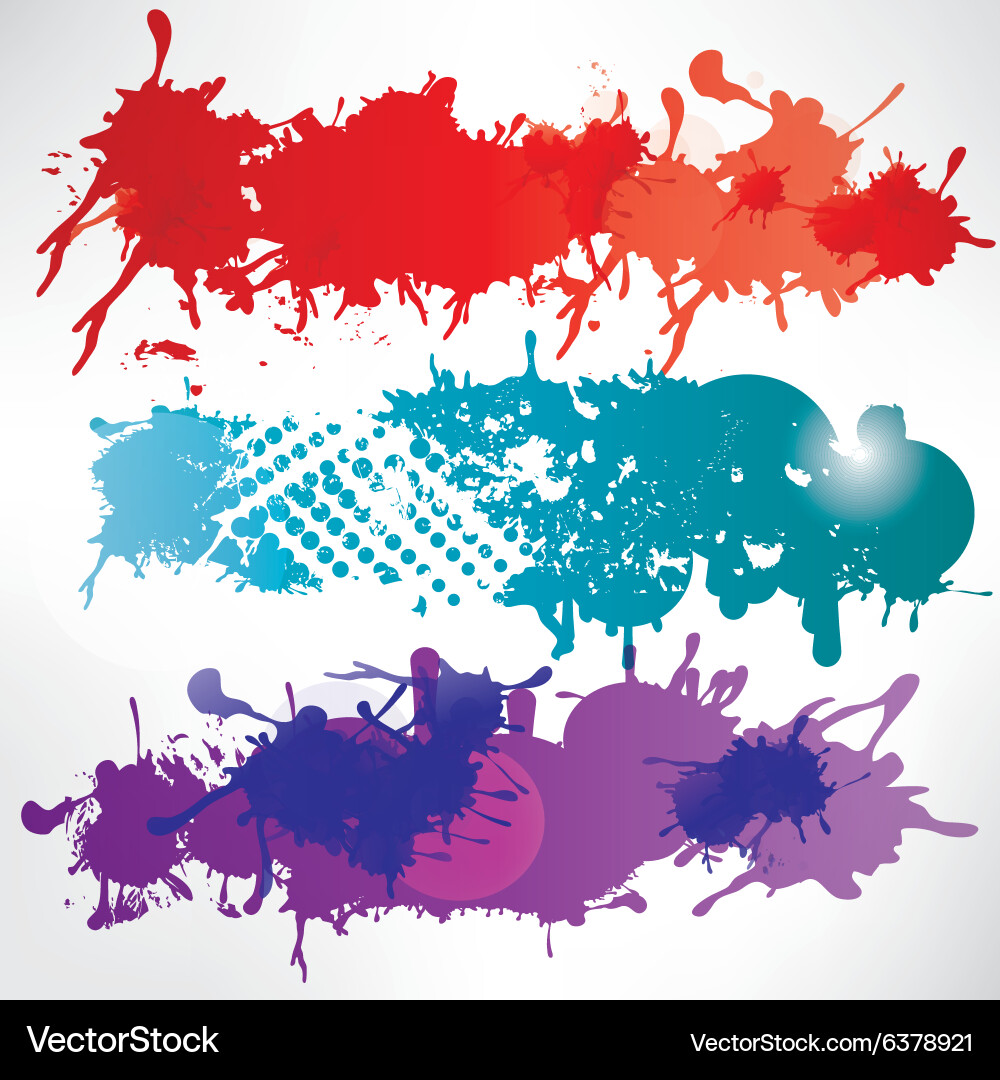 Abstract background with splash vector image