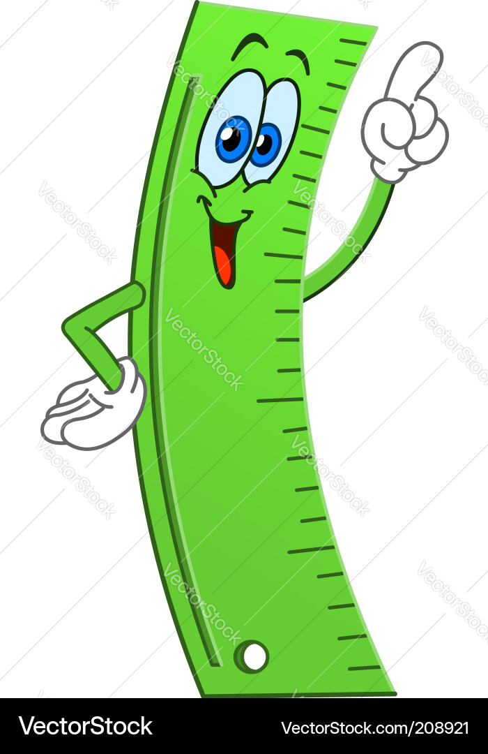 Cartoon ruler Vector Images & Graphics for Commercial Use | VectorStock