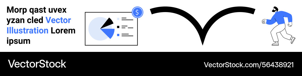 Transition concept featuring data analytics Transition concept featuring data analytics Vector Image