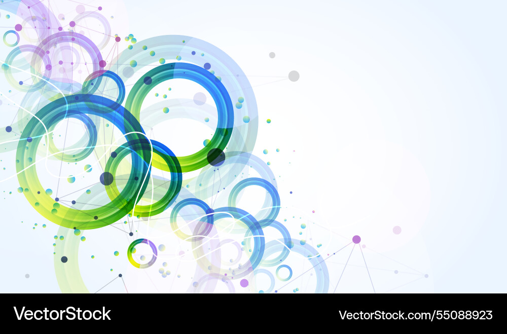 Abstract background with gradient circles Abstract background with gradient circles vector image