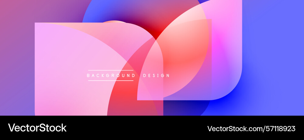 Abstract colorful shapes overlap gradient hues Abstract colorful shapes overlap gradient hues vector image