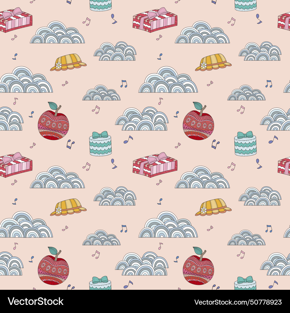 Abstract seamless pattern Vector Image