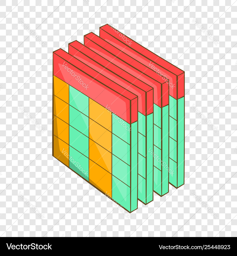 Database query table icon cartoon style Vector Image