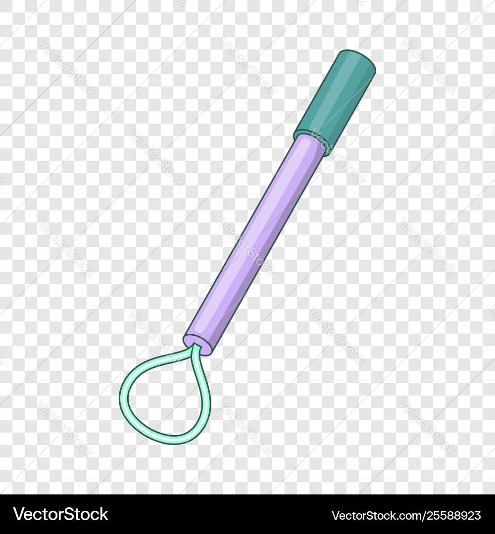 Stick with loop icon cartoon style Vector Image
