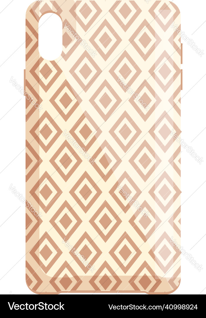 Aztec smartphone case icon cartoon phone Aztec smartphone case icon cartoon phone Vector Image