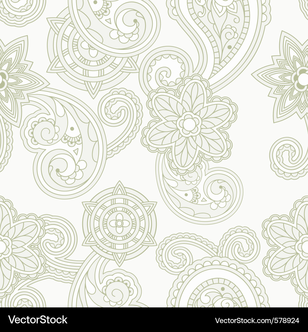 Elegantes Paisley-Muster vektorbild
