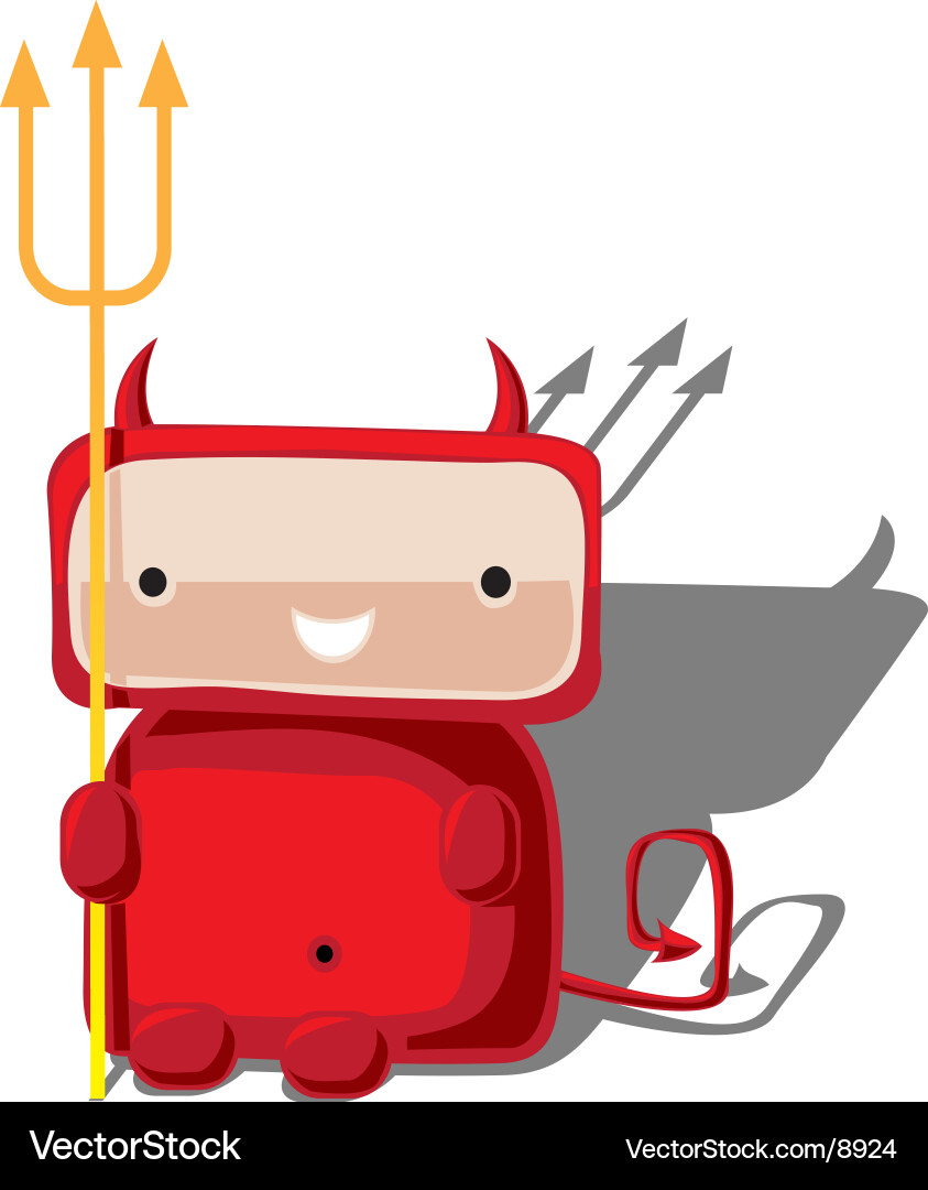 Fiery Devil vector image