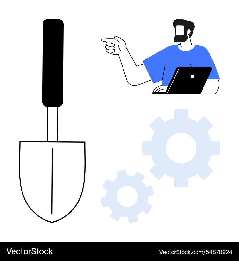 Modern workflow integration team collaboration Vector Image