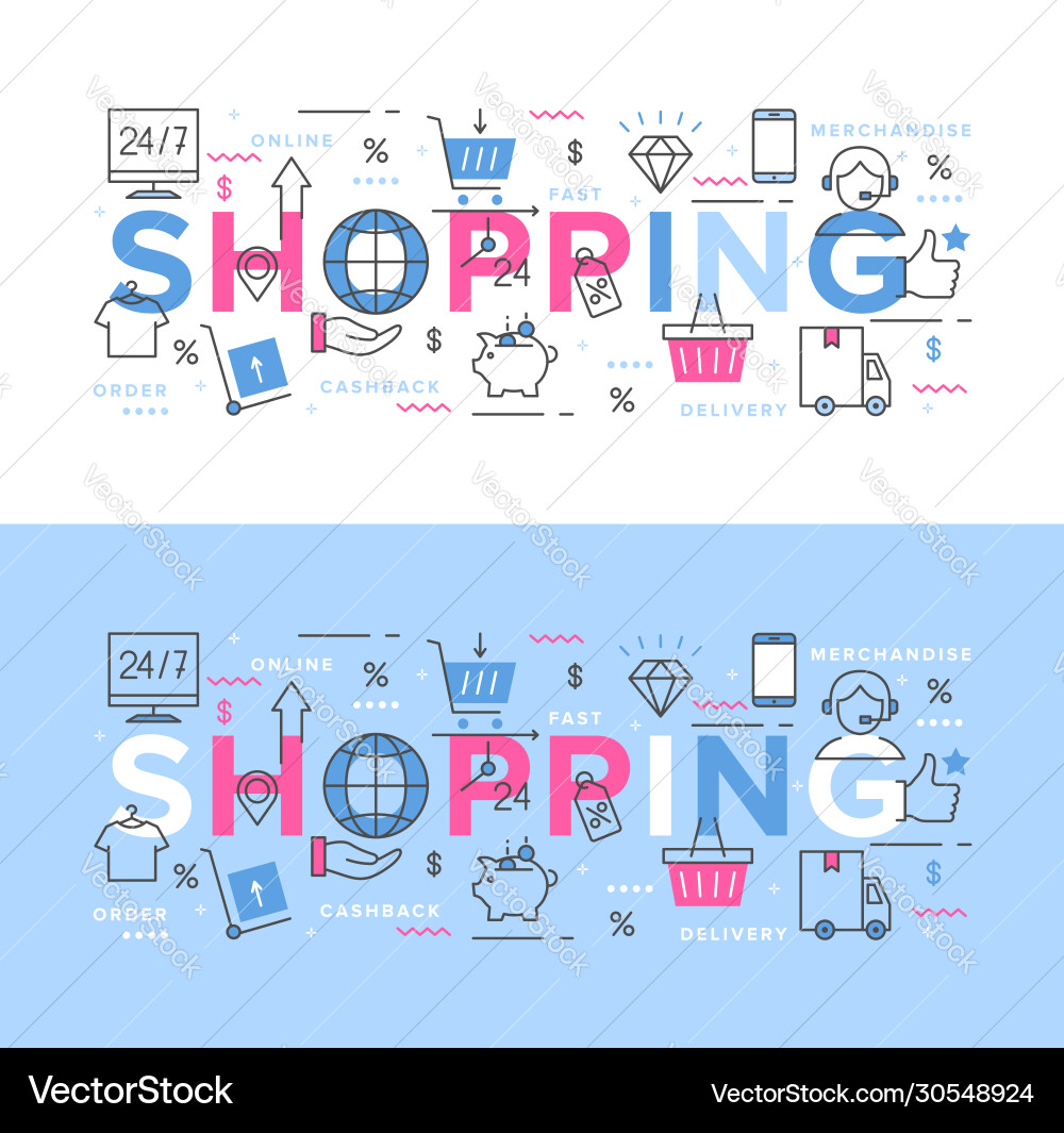 Shopping bonus system Shopping bonus system vector image