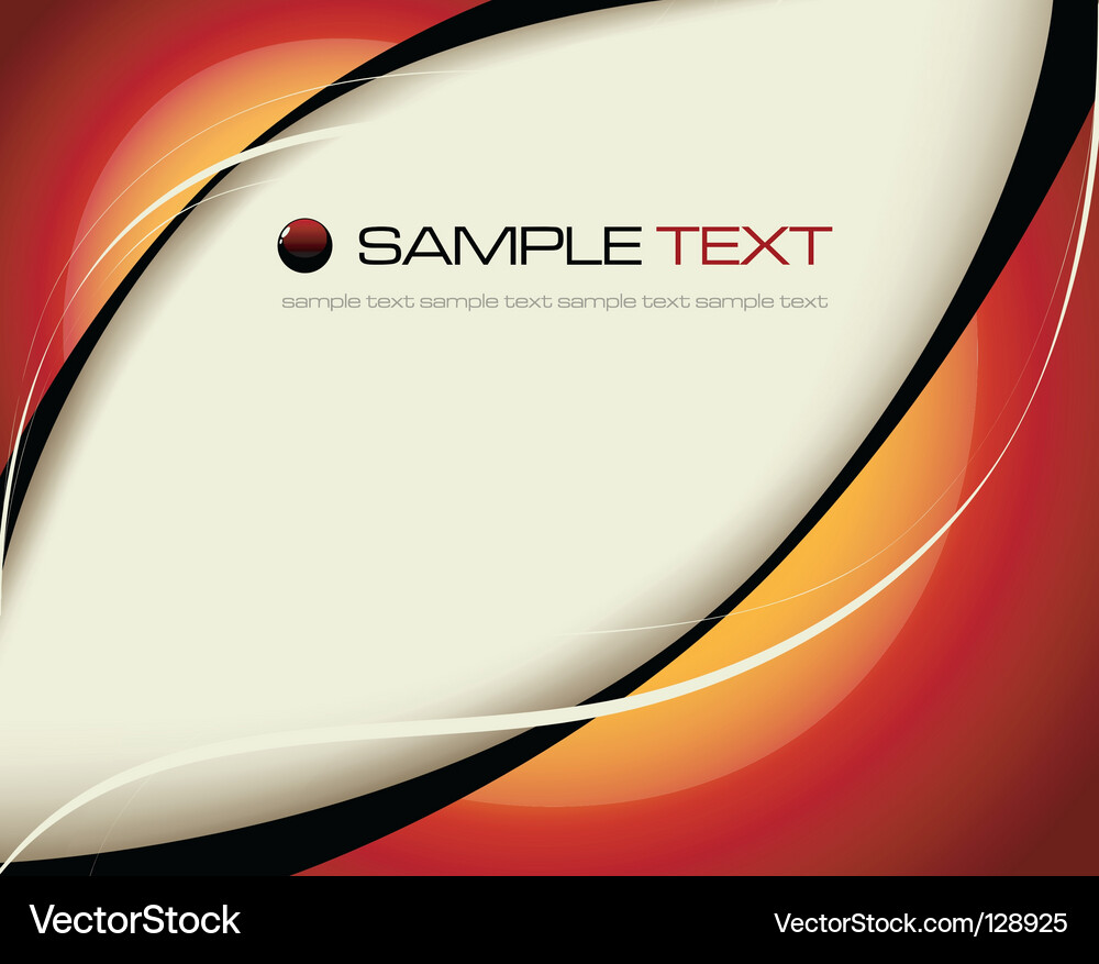 Red Abstract Frame Background Vector Image