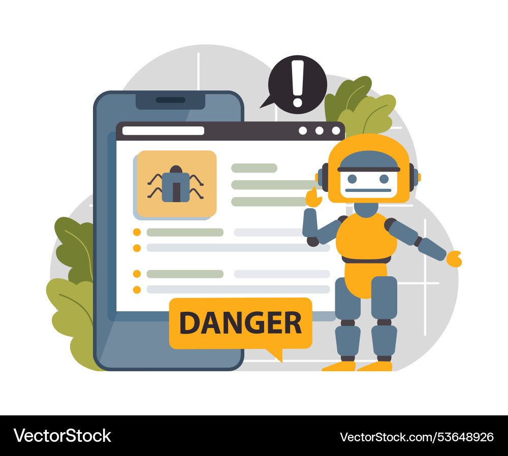 Cyber or web security set artificial intelligence Cyber or web security set artificial intelligence vector image
