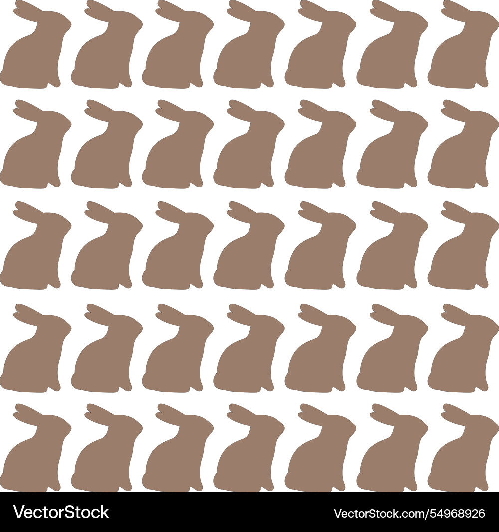 Spring bunnies design pattern texture Vector Image