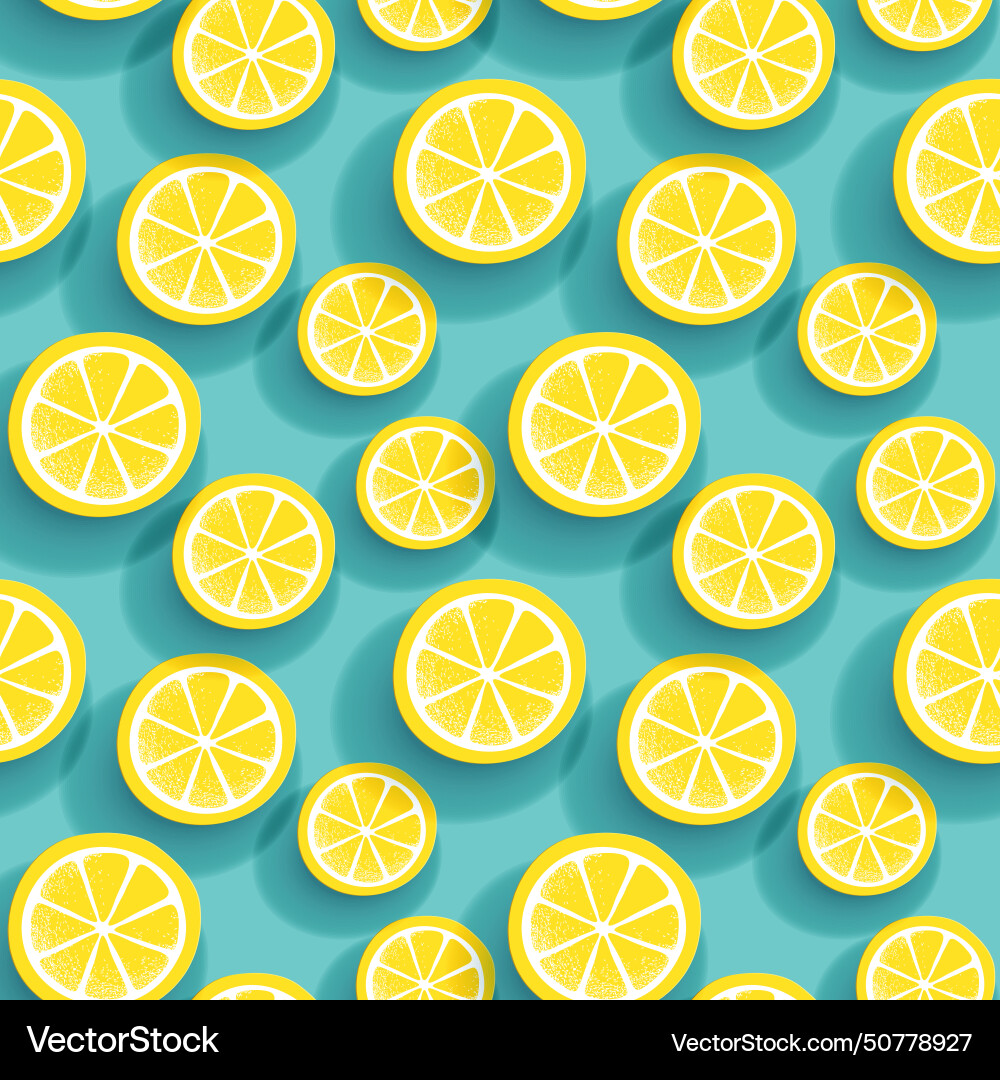 Sunkist seamless pattern Vector Image