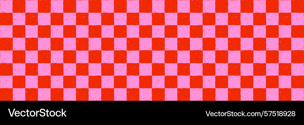 Checker pattern seamless background with red Checker pattern seamless background with red vector image