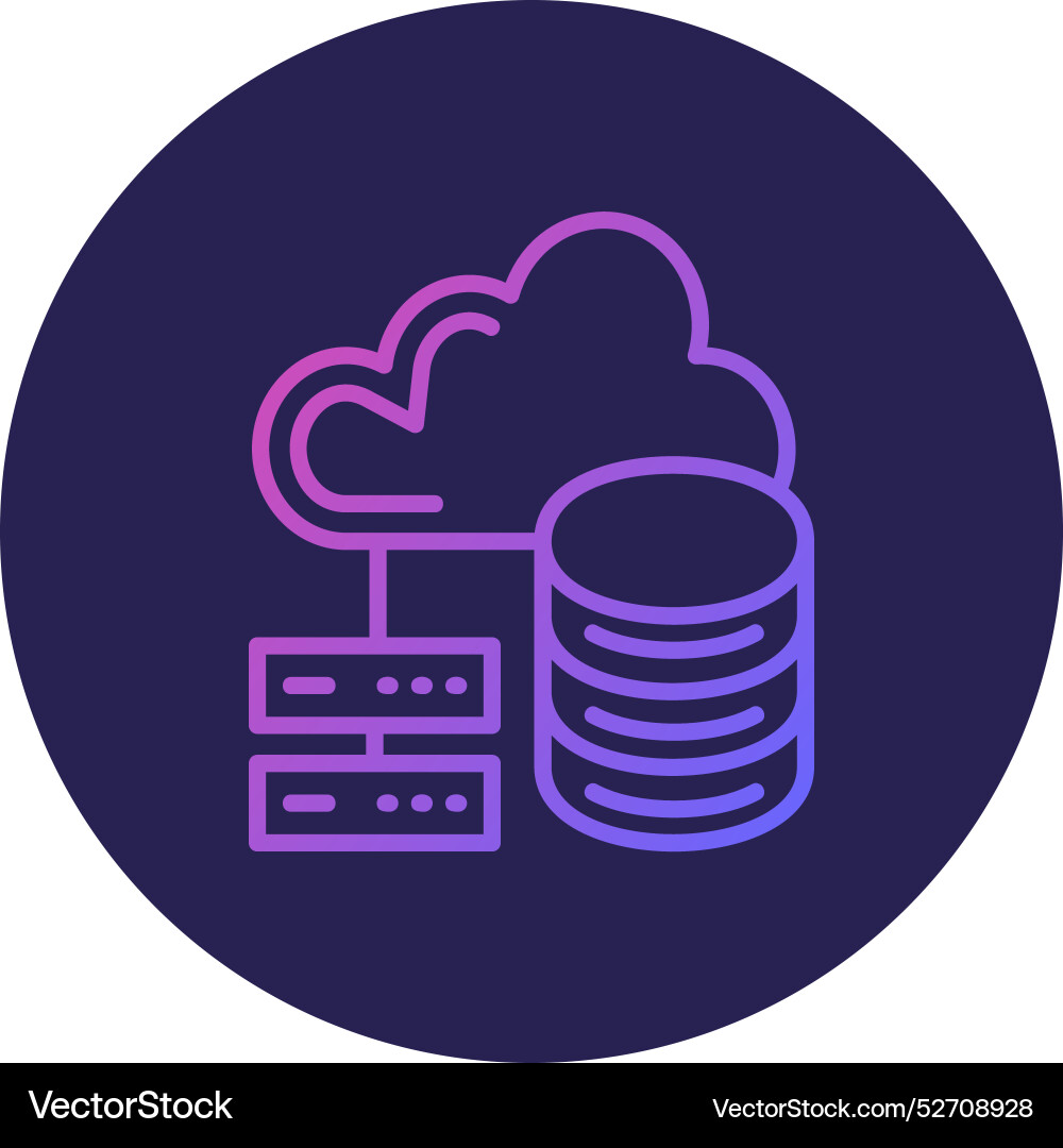 Database icon Vector Image