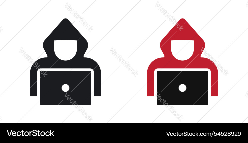 Hacker icon Hacker icon vector image