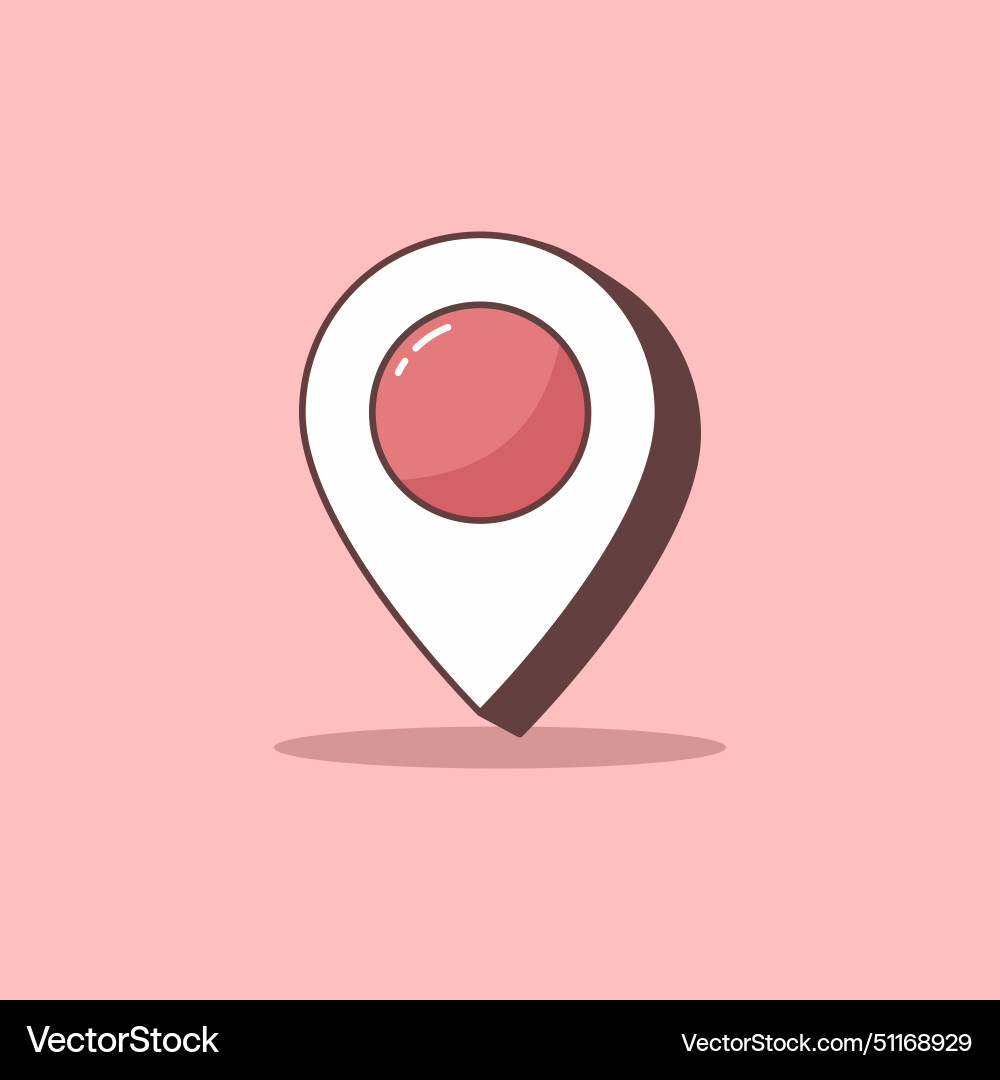 Map pointer icon Map pointer icon vector image