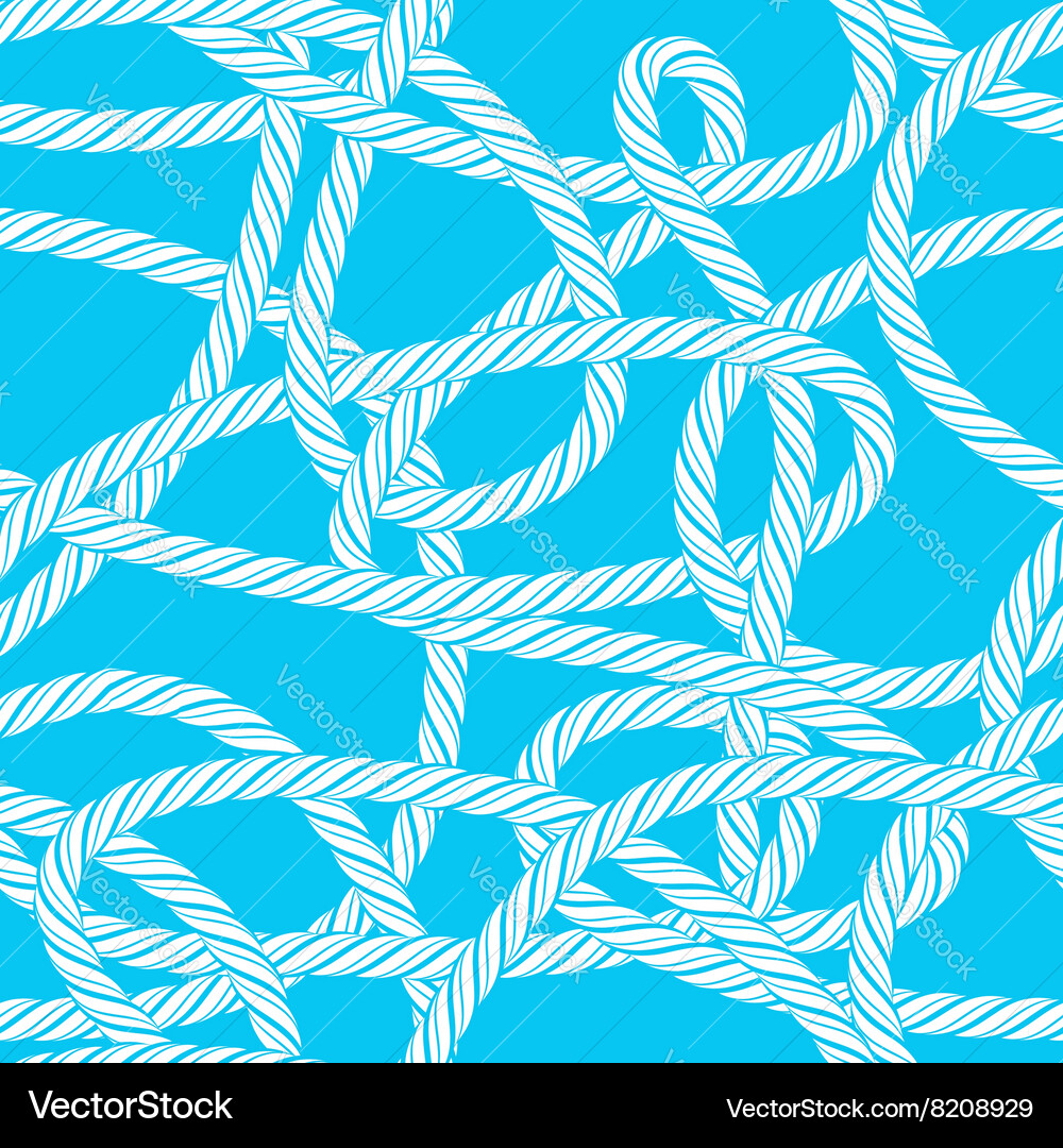 Tanged Rope Loop Muster Vektorbild