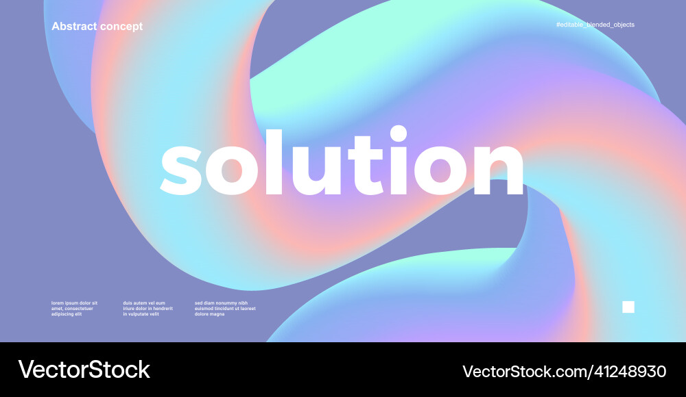 Design template with fluid and liquid shapes Vector Image