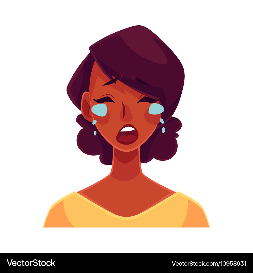 Afrikanische Mädchen Gesicht weinen Gesicht Gesicht Gesicht Gesichtsausdruck Afrikanische Mädchen Gesicht weinen Gesicht Gesicht Gesicht Gesichtsausdruck vektorbild
